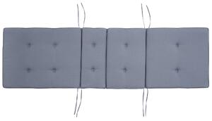 Cuscino per sdraio da giardino Cuscino per schienale in poliestere blu Design moderno Cuscino per esterni Beliani