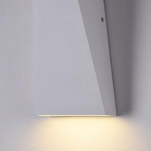 Lampada Da Parete Moderna Per Esterno Metallo Bianco Luce Led 6W Ip54