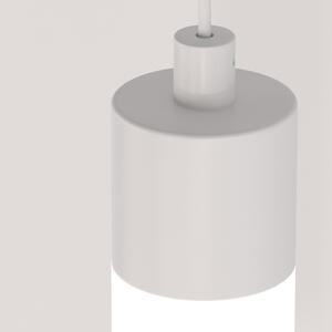 Lampadario A Sospensione Moderno Ray Alluminio Bianco Luce Led Integrato 10W