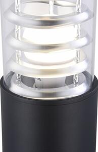 Lampada Da Terra Moderna Per Esterno In Alluminio Nero 1 Luce E27 60W Ip54