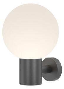 Lampada Da Parete Moderna Per Esterno Alluminio Nero 1 Luce E27 60W Ip54