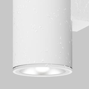 Lampada Da Parete Moderna Da Esterno Metallo Bianco Luce Led 24W Ip65