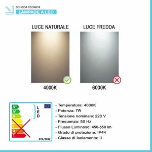 Luce da specchio bagno a led Irene S3