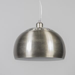 Moderna lampada a sospensione rotonda in acciaio - Globe