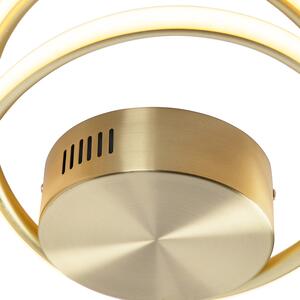 Lampada da soffitto di design oro con LED 3 livelli dimmerabile - Rowan