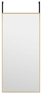 Specchio da Porta Oro 30x60 cm Vetro e Alluminio