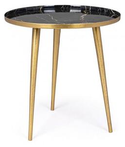 Tavolino Basso Ø40x41,5 cm in Acciaio