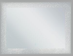 Moderno Specchio da Bagno con Luci LED 80 x 60 cm da Parete soggiorno Beliani
