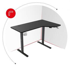 Tavolo elettrico ergonomico con altezza regolabile e pannello LED