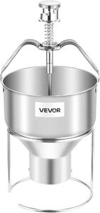 Dispenser manuale per ciambelle con tramoggia e dosatore in acciaio inossidabile