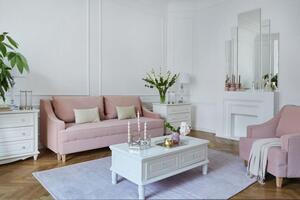 Tavolino salotto bianco opaco con cassetti in stile provenzale-Arrediorg.it