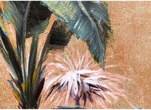 Agave Quadro moderno floreale dipinto a mano su tela Set 3 pz "Clorofilla" 40x120 Tela Dipinti su Tela Quadri per soggiorno