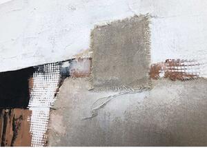 Agave Quadro moderno astratto dipinto a mano su tela "Dust abstract" 100x100 Tela Dipinti su Tela Quadri per soggiorno