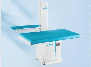 Tavolo da stiro Professionale Rettangolare, riscaldato aspirante.5L-12F-F82 flussi di velocit� Con Braccetto Dimensioni Area da Stiro 150x80 , Peso 100 kg Potenza