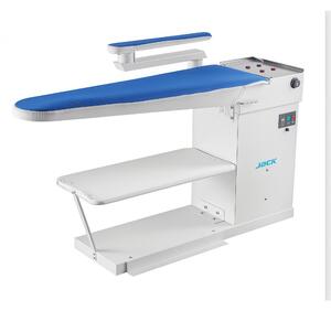 Tavolo da stiro Professionale a lingua riscaldato aspirante.L5-12U 4 flussi di velocit� Con Braccetto Dimensioni 150x44x92 , Peso 40 kg
