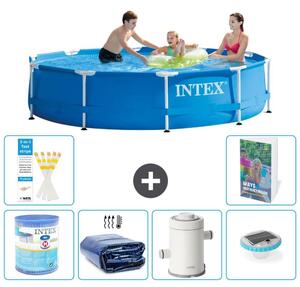 Piscina autoportante rettangolare - 305x76 cm - 5 pezzi - Modello S101