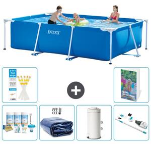 Piscina fuori terra rettangolare - 300x200x75 cm - composta da 5 elementi, modello S136