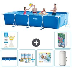 Piscina fuori terra rettangolare - 450x220x84 cm - 5 pezzi - Modello S161