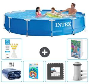 Piscina fuori terra a struttura - 366x76 cm - composta da 5 elementi, modello S3