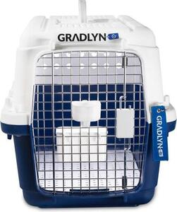 Trasportino Gradlyn Kennel, modello 35, per cani di piccola e media taglia, dimensioni 65x44x45 cm