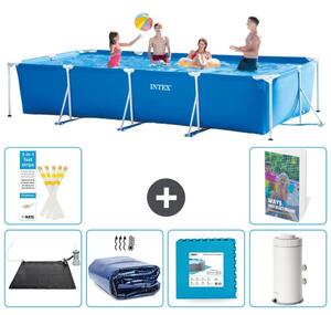Piscina fuori terra rettangolare - 450x220x84 cm - composta da 5 elementi, modello S166