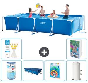 Piscina fuori terra rettangolare - 450x220x84 cm - composta da 5 elementi, modello S126