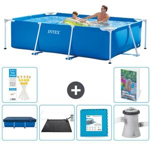 Piscina fuori terra rettangolare - 260x160x65 cm - composta da 5 elementi, modello S99