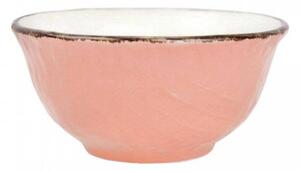 Coppetta Macedonia in Ceramica - Set 6 pz - Colore Rosa Cipria - Preta