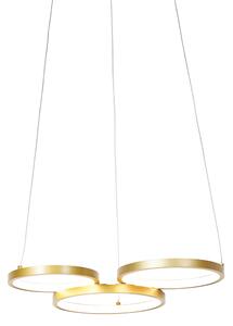 Lampada a sospensione oro con LED a 3 livelli dimmerabile a 3 luci - Rondas