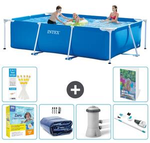 Piscina fuori terra rettangolare - 300x200x75 cm - composta da 5 elementi, modello S39