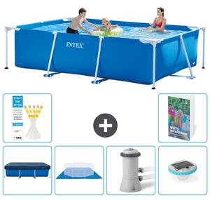 Piscina fuori terra rettangolare - 300x200x75 cm - composta da 5 elementi, modello S74