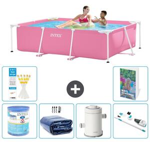 Piscina fuori terra rettangolare - 220x150x60 cm - composta da 5 elementi, modello S120