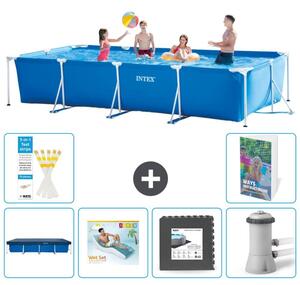 Piscina fuori terra rettangolare - 450x220x84 cm - Struttura in 5 parti, modello S49