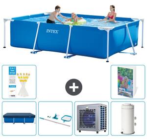 Piscina fuori terra rettangolare - 300x200x75 cm - composta da 5 elementi - modello S122