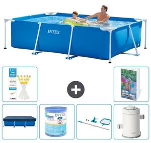 Piscina fuori terra rettangolare - 260x160x65 cm - composta da 5 elementi, modello S130