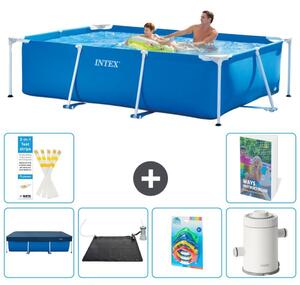 Piscina fuori terra rettangolare - 260x160x65 cm - composta da 5 elementi - modello S118