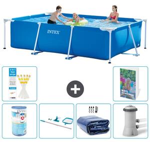 Piscina fuori terra rettangolare - 300x200x75 cm - composta da 5 elementi, modello S20