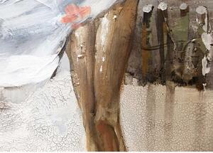 Agave Quadro figurativo con paesaggio estivo dipinto a mano "Nel Vento" 120x90 Tela Dipinti su Tela