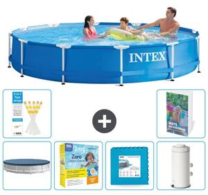 Piscina fuori terra a struttura - 366x76 cm - 5 pezzi - Modello S102