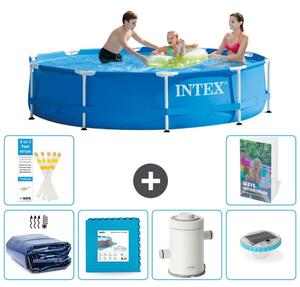 Piscina autoportante rettangolare - 305x76 cm - 5 pezzi - Modello S152