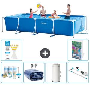 Piscina fuori terra rettangolare - 450x220x84 cm - composta da 5 elementi, modello S136