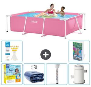Piscina fuori terra rettangolare - 220x150x60 cm - composta da 5 elementi, modello S10