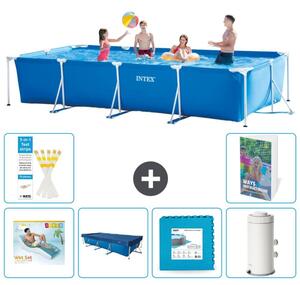 Piscina fuori terra rettangolare - 450x220x84 cm - composta da 5 elementi - modello S137