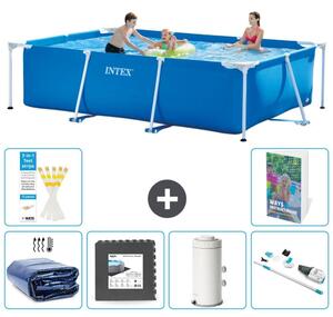 Piscina fuori terra rettangolare - 300x200x75 cm - composta da 5 elementi - modello S141