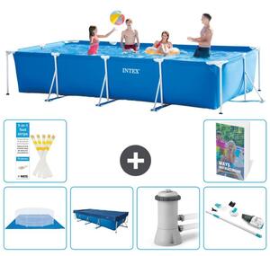 Piscina fuori terra rettangolare - 450x220x84 cm - composta da 5 elementi, modello S94