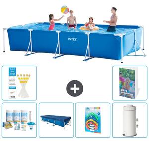 Piscina fuori terra rettangolare - 450x220x84 cm - composta da 5 elementi, modello S26