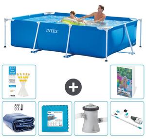 Piscina fuori terra rettangolare - 260x160x65 cm - composta da 5 elementi, modello S145