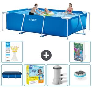 Piscina fuori terra rettangolare - 300x200x75 cm - Struttura in 5 parti, modello S4
