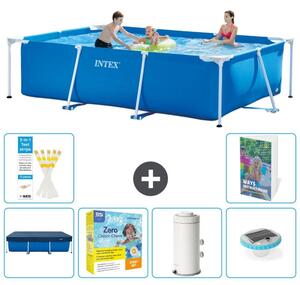 Piscina fuori terra rettangolare - 300x200x75 cm - composta da 5 elementi, modello S32