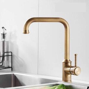 Rubinetto da cucina in stile antico con bocca girevole a 360 gradi e design elegante per il massimo comfort d'uso